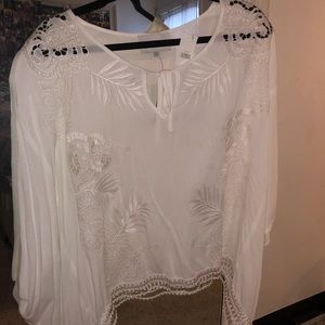 White Miss Me blouse